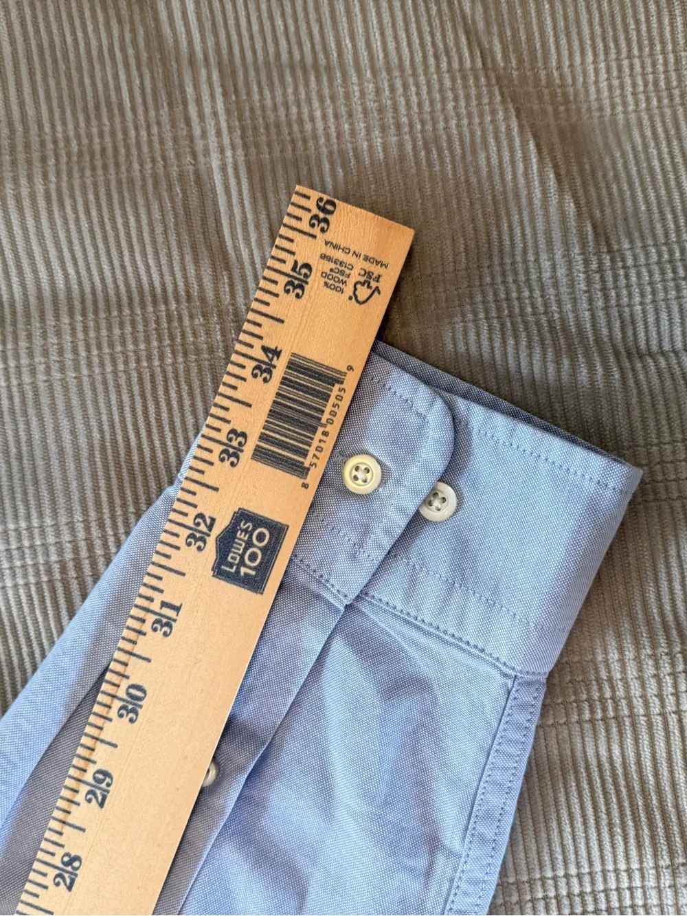 Banana Republic Organic Cotton Untucked Standard Button-Down Shirt Large